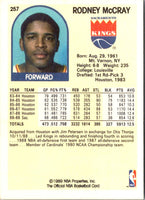 1989 Hoops Rodney McCray #257