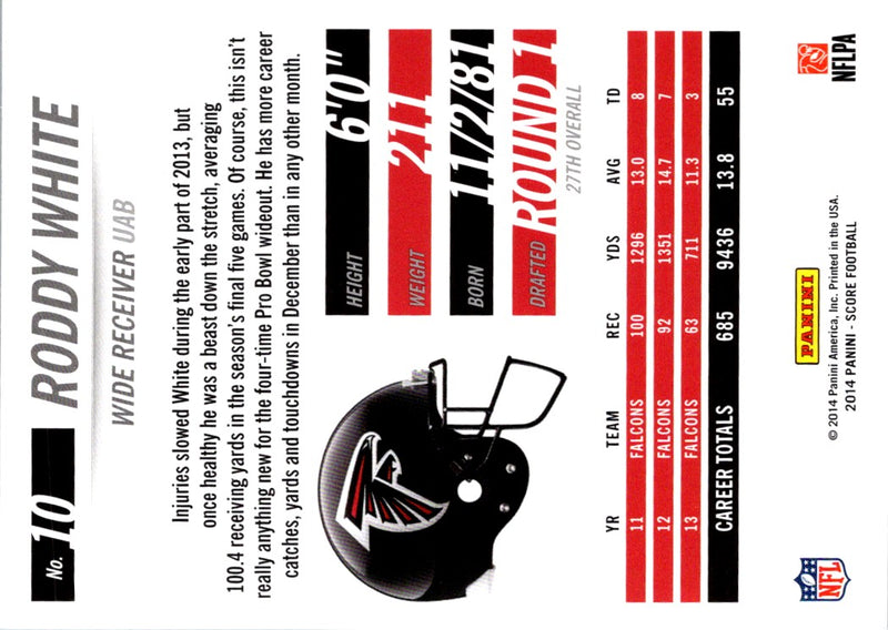 2014 Score Roddy White