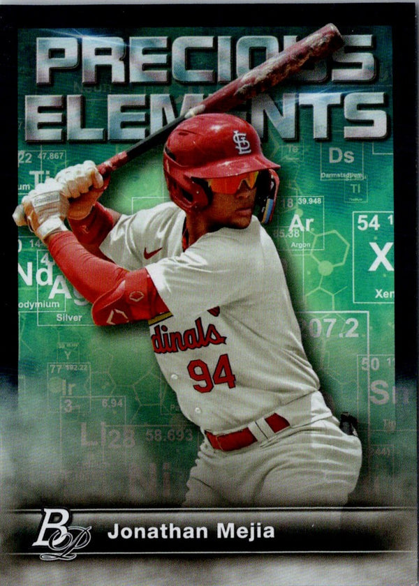 2023 Bowman Platinum Precious Elements Jonathan Mejia #PE-10