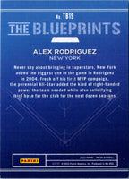 2023 Panini Prizm The Blueprints Alex Rodriguez #TB19