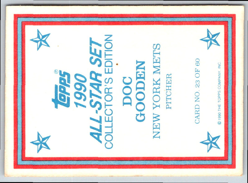 1990 Topps Glossy Send-Ins Doc Gooden