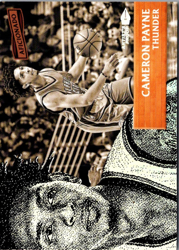 2016 Panini Aficionado Artist's Proof Cameron Payne #72