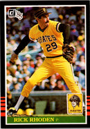 1985 Donruss Rick Rhoden