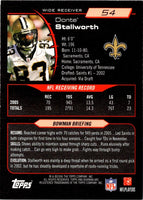 2006 Bowman Donte Stallworth #54