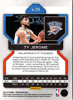2021 Panini Prizm Blue Ty Jerome #214