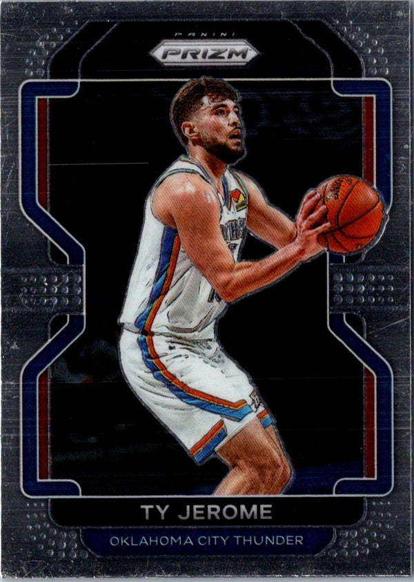 2021 Panini Prizm Blue Ty Jerome #214