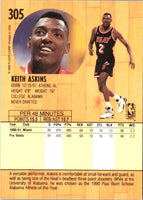 1991 Fleer Keith Askins #305 Rookie