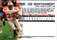 1999 Fleer Tradition Joe Montgomery #291 Rookie