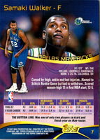 1997 Stadium Club Samaki Walker #7
