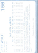 1989 Collegiate Collection North Carolina's Finest Jeff Wolf