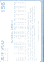 1989 Collegiate Collection North Carolina's Finest Jeff Wolf #156