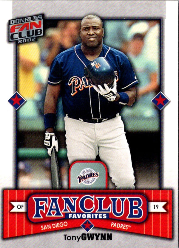 2002 Donruss Fan Club Tony Gwynn #279