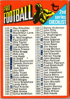 1971 Topps Checklist 133-263 #106