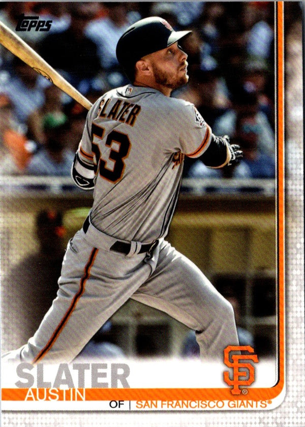 2019 Topps San Francisco Giants Austin Slater #SG-10