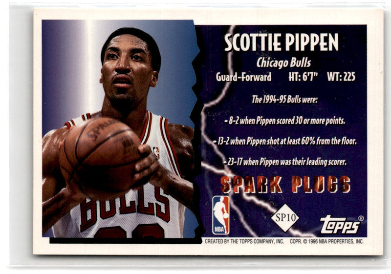 1995 Topps Spark Plugs Scottie Pippen