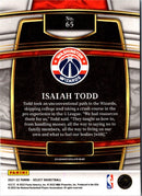 2021 Panini Select Isaiah Todd