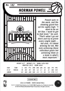 2022 Hoops Red Backs Norman Powell