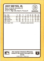 1988 Donruss Baseball's Best Joey Meyer #239