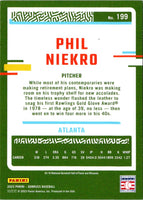 2023 Donruss Holo Blue Phil Niekro #199