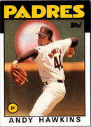 1986 Topps Andy Hawkins