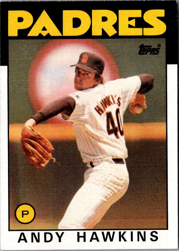 1986 Topps Andy Hawkins #478