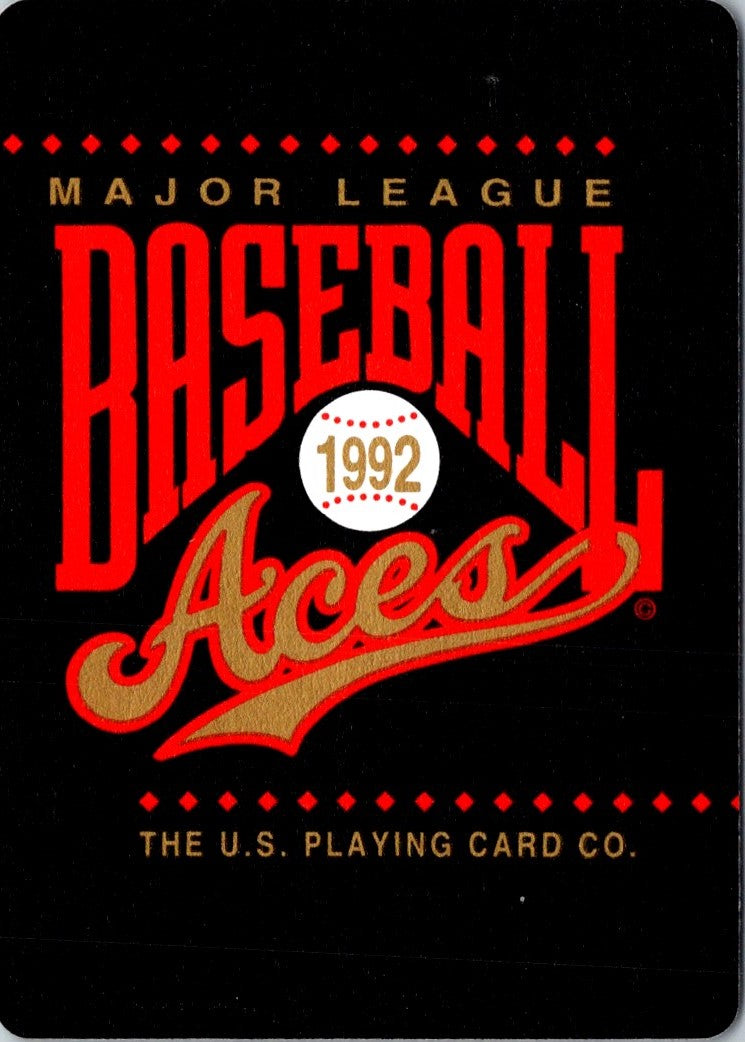 1992 U.S. Playing Card Co. Baseball Aces Roger Clemens