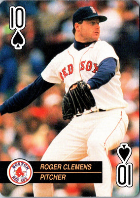 1992 U.S. Playing Card Co. Baseball Aces Roger Clemens #10