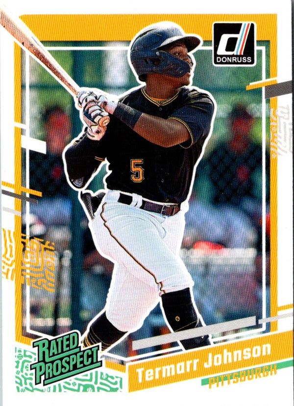 2023 Donruss Holo Orange Termarr Johnson #31