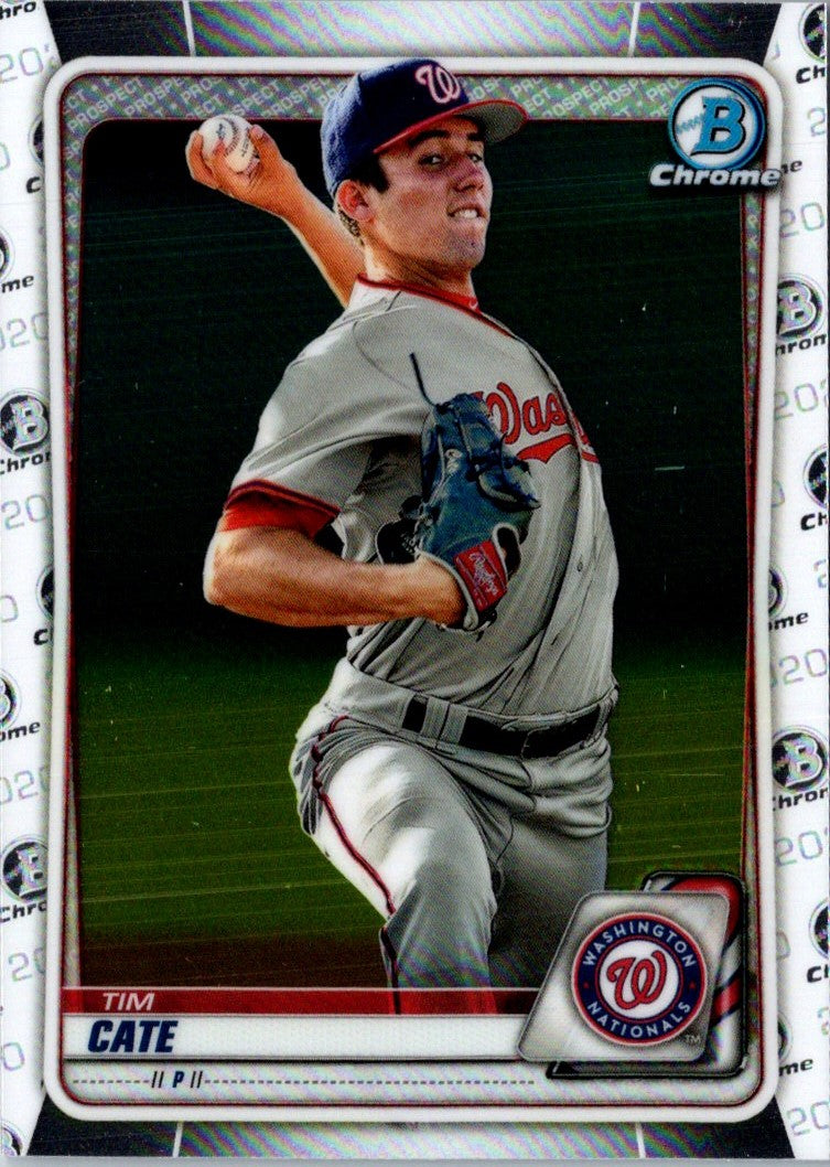 2020 Bowman Chrome Prospects Tim Cate