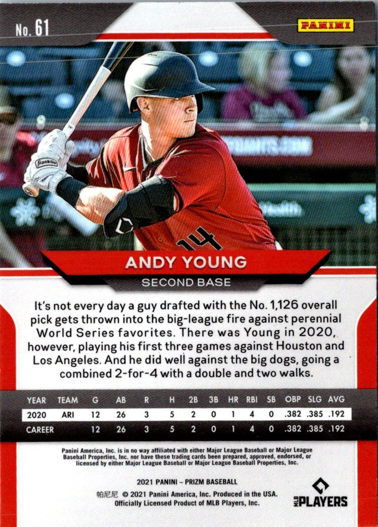 2021 Panini Prizm Andy Young