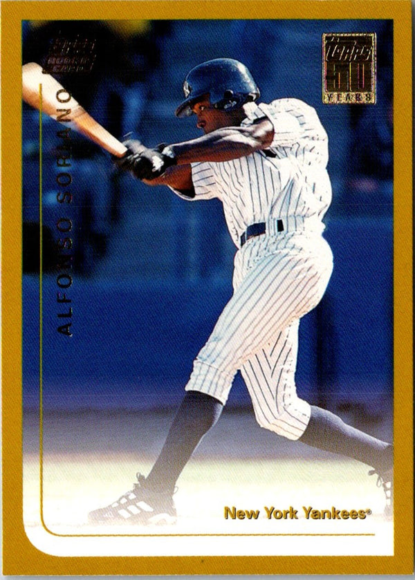 2001 Topps Traded & Rookies Alfonso Soriano #T144