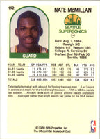 1989 Hoops Nate McMillan #192