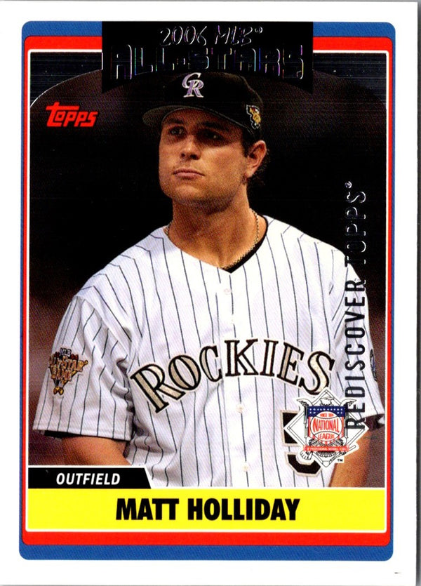 2006 Topps Updates & Highlights Matt Holliday #UH253