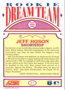 1990 Score Rookie Dream Team Jeff Huson
