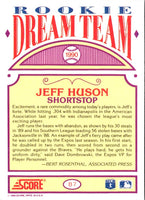 1990 Score Rookie Dream Team Jeff Huson #B7