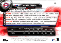 2017 Bowman Chrome Maikel Franco #37