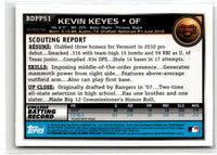 2010 Bowman Draft Picks & Prospects Chrome Kevin Keyes #BDPP51 Refractor