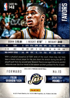 2012 Panini Threads Derrick Favors #142