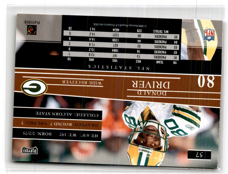 2006 Playoff Prestige Xtra Points Donald Driver