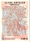 1993 Fleer Clyde Drexler Career Highlights Clyde Drexler