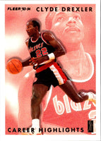1993 Fleer Clyde Drexler Career Highlights Clyde Drexler #11