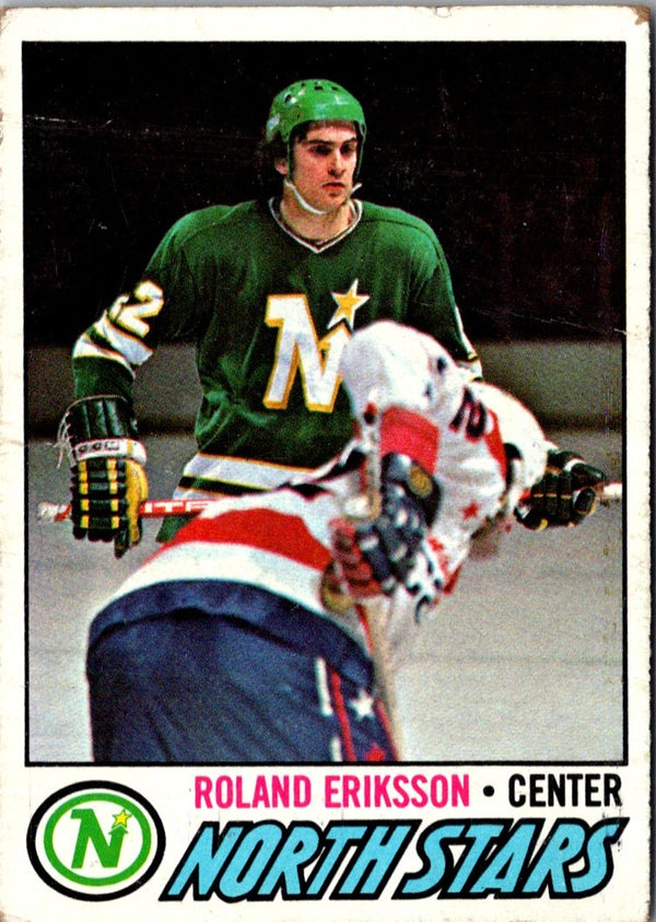 1977 Topps Roland Eriksson #123 Rookie