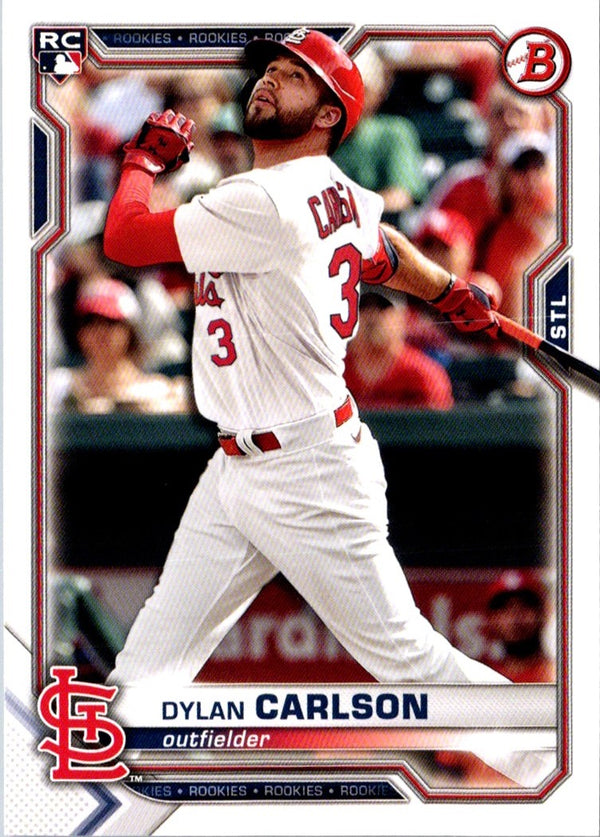 2021 Bowman Dylan Carlson #35 Rookie