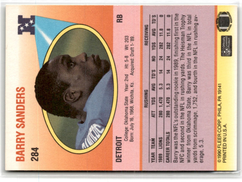 1990 Fleer Barry Sanders