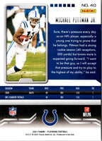 2021 Panini Playbook Michael Pittman Jr. #40