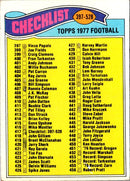 1977 Topps Checklist 133-264