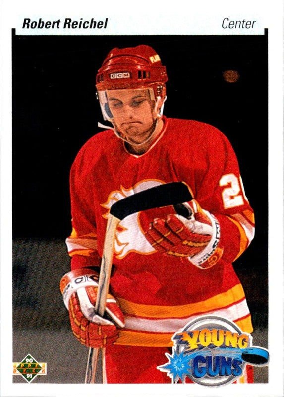 1990 Upper Deck Robert Reichel #533 Rookie