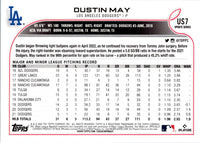 2022 Topps Update Dustin May #US7