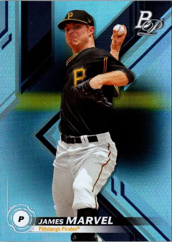 2019 Bowman Platinum Top Prospects James Marvel #TOP-76