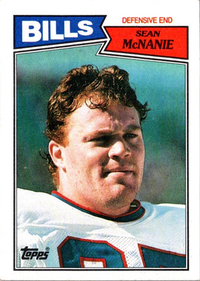 1987 Topps Sean McNanie #367 Rookie
